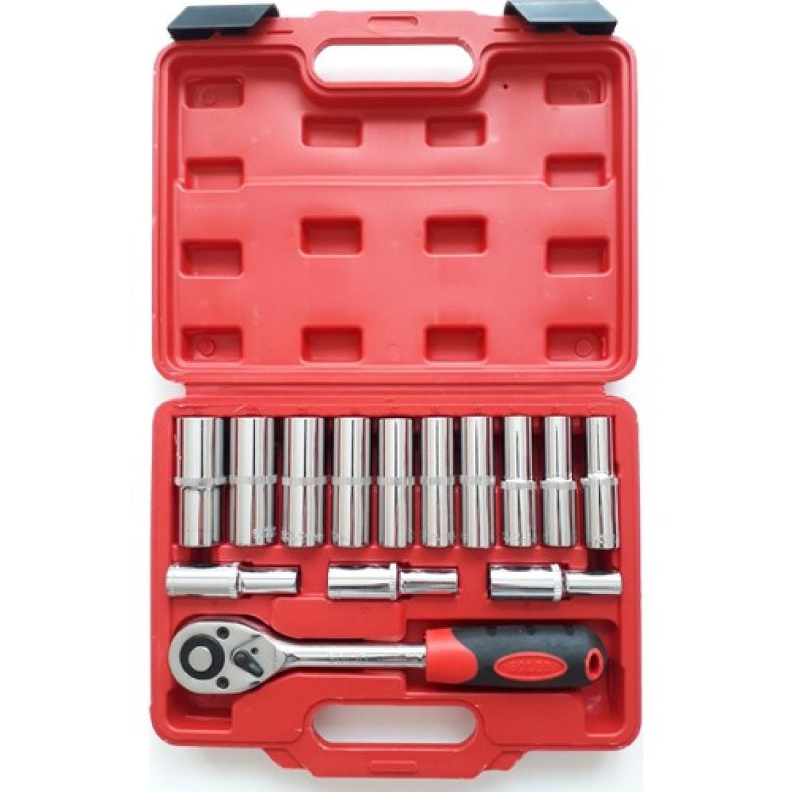 Solid Lokma Takımı Solid 14 Parça 1/2" 6 Köşe Derin Lokma Takımı