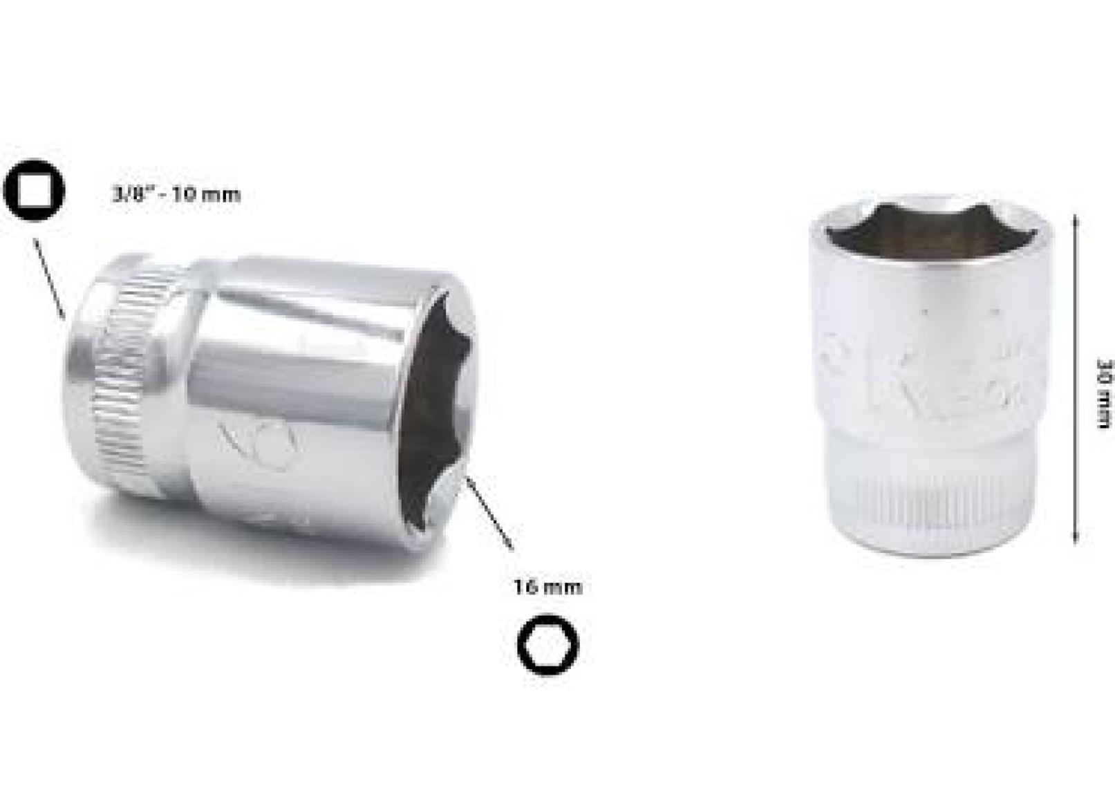 Ceta Form C12 - H16 16 mm 3/8 Lokma