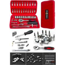 Proxtech  46 Parça Mini Lokma Takımı Otomatik Cırcırlı 1/4" Wrench Set Yüksek Kalite Kombinasyon Alet Seti