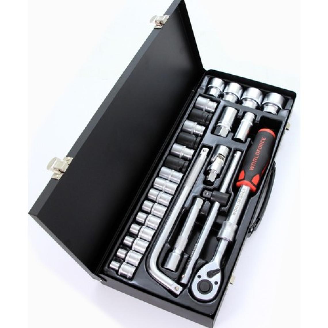 Worldforce 1/2" 26 Parça Lokma Takımı 8-32MM Profesyonel Takım Seti