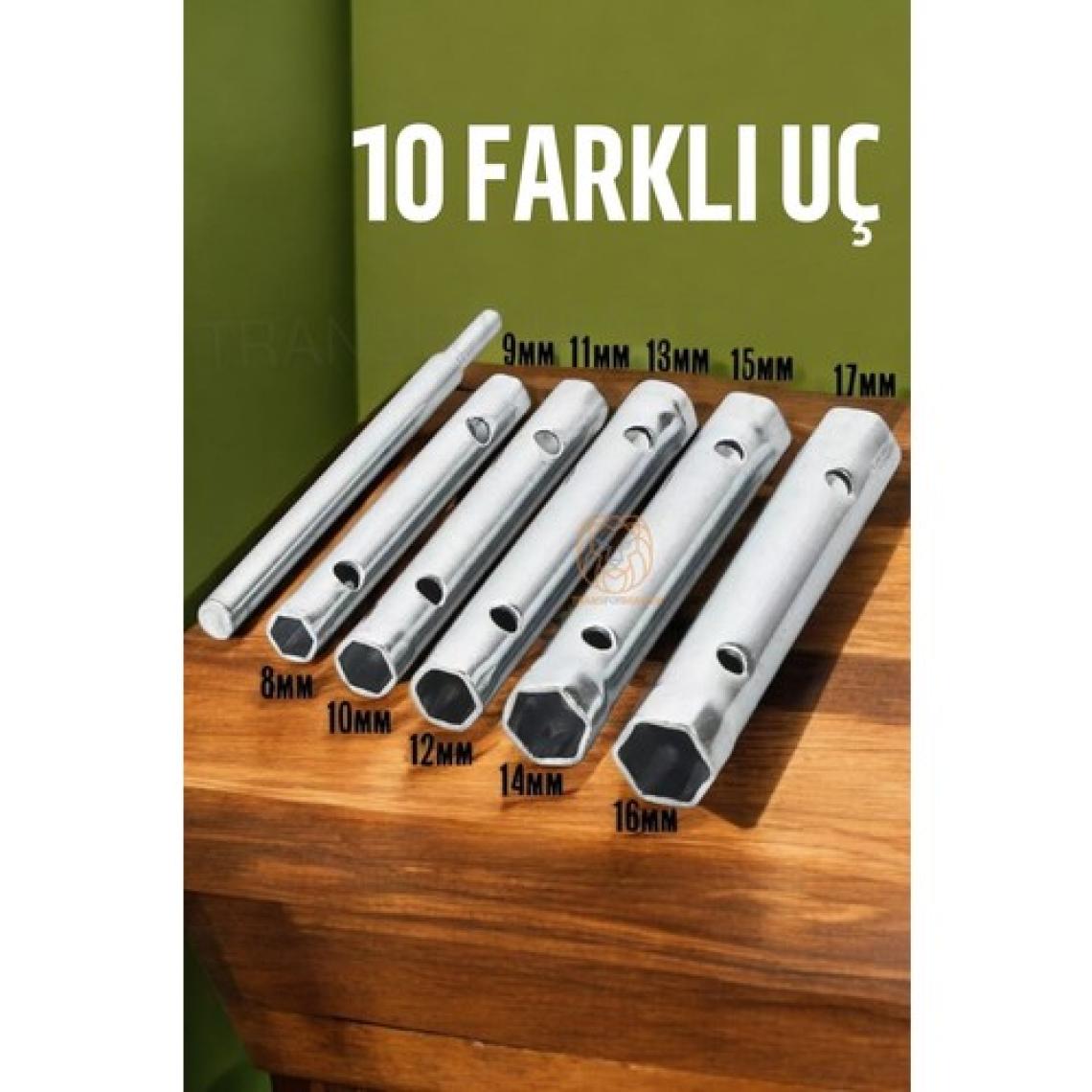 Transformacion Tork Lokma Seti - Boru Kovan Tip Anahtar Seti - Buji Anahtarı 423236