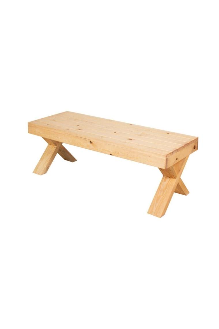 Tk Wood Crafts Ahşap Naturel Bank