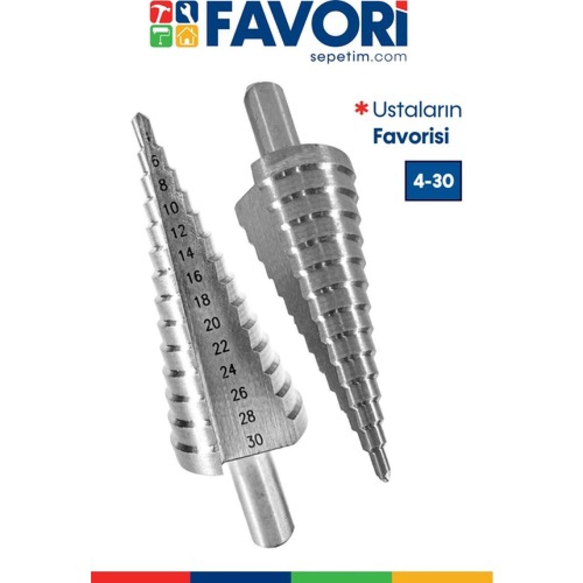 Proxtech  Paslanmaz Kademeli Matkap Ucu Sac Delme 4-30 mm Sarı Titanyum Kozalak Panç