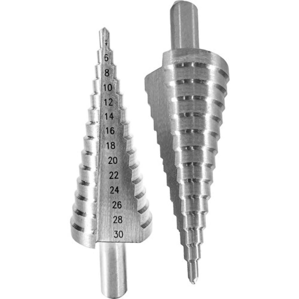 Proxtech  Paslanmaz Kademeli Matkap Ucu Sac Delme 4-30 mm Sarı Titanyum Kozalak Panç