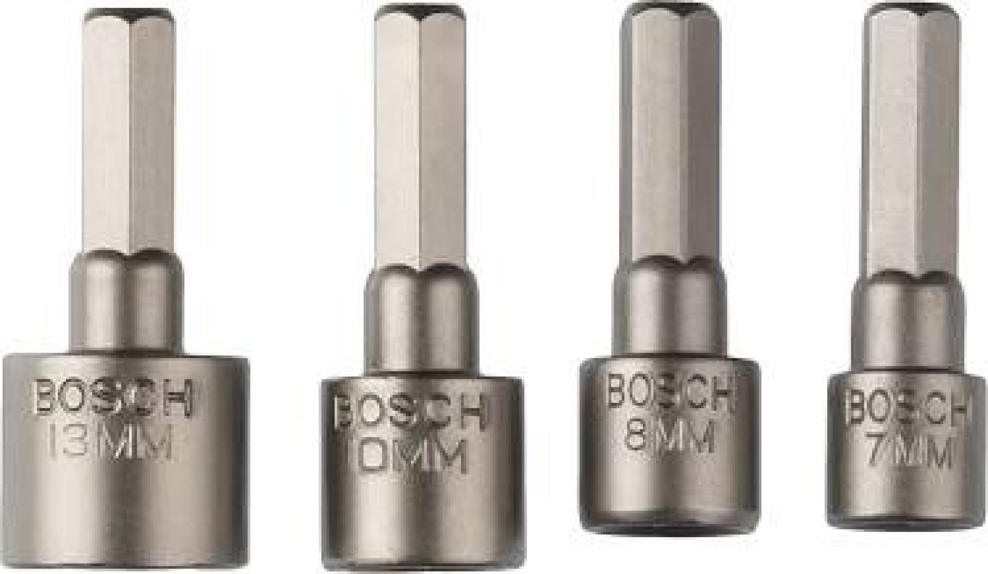 Bosch 4 Parçalı Lokma Seti 7/8/10/13 mm