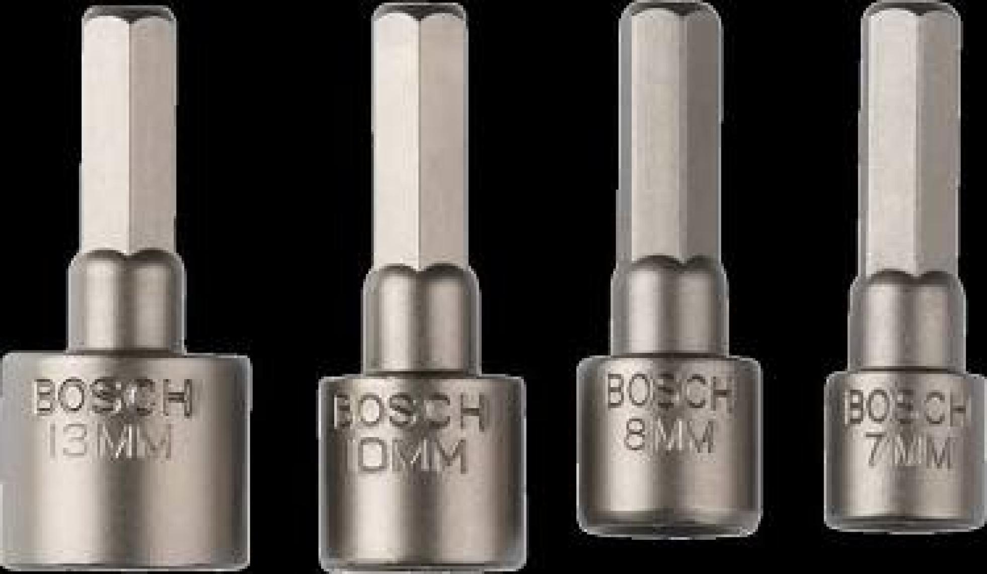 Bosch 4 Parçalı Lokma Seti 7/8/10/13 mm