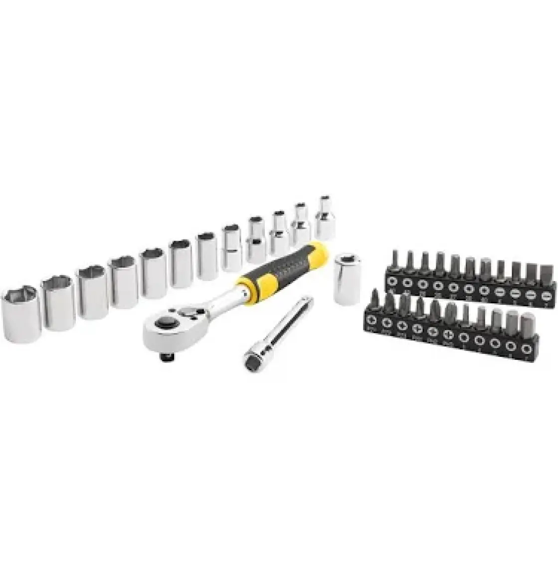 Stanley STMT82672-0  1/4 Kompakt Lokma Takımı ve Bits Uç Seti 37'li