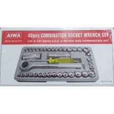 Aiwa Lokma Cırcır Anahtar Seti 40 Parça