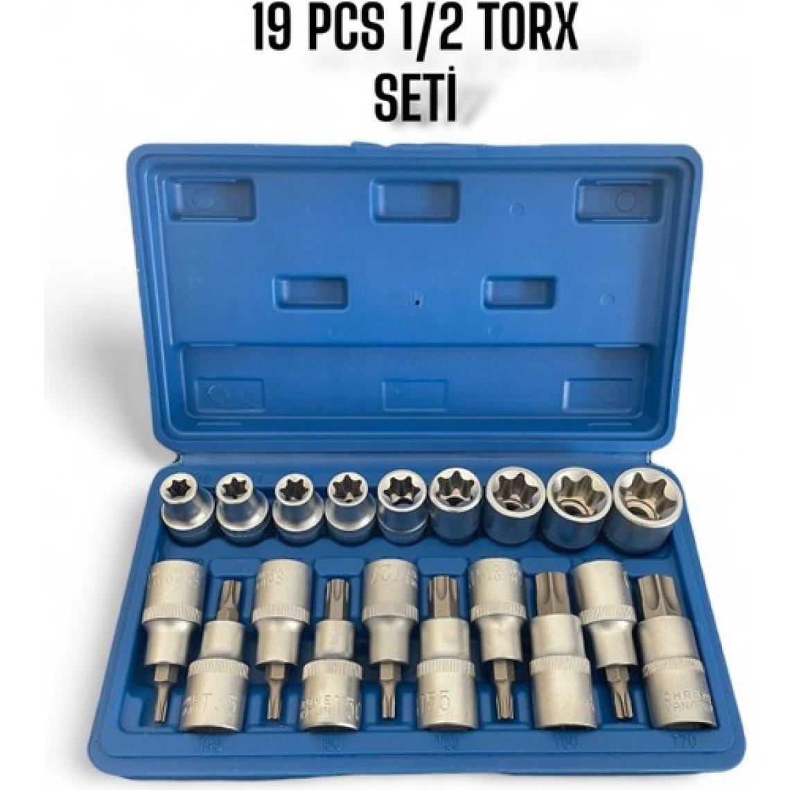 Ekinler Torx Anahtar 1/2 19 Parça E Lokma & Torx Lokma Takımı Ürün