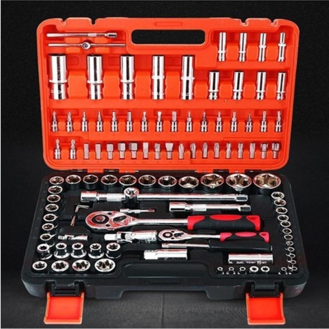 NewStar 108 Pcs Crv Çeliği Profesyonel Parlak Lokma Takımı 1/2-1/4 (108 Parça)