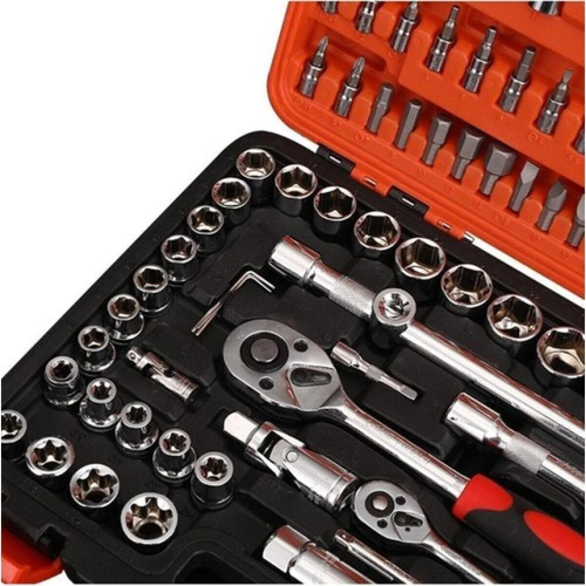NewStar 108 Pcs Crv Çeliği Profesyonel Parlak Lokma Takımı 1/2-1/4 (108 Parça)