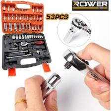 Rower Max 1/4 Cırcırlı Lokma Anahtar Takımı Bits Uç Seti 53 Parça