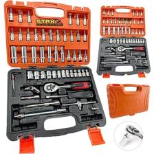Staxx Power Germany Cr-V Max 1/4 Cırcırlı Lokma Anahtar Takımı Bits Uç Seti 53 Parça Tam Set