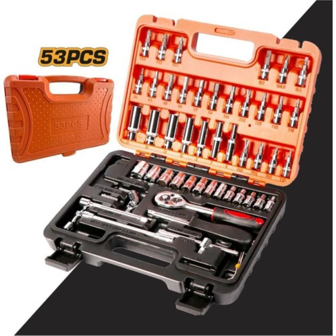 Staxx Power Germany Cr-V Max 1/4 Cırcırlı Lokma Anahtar Takımı Bits Uç Seti 53 Parça Tam Set
