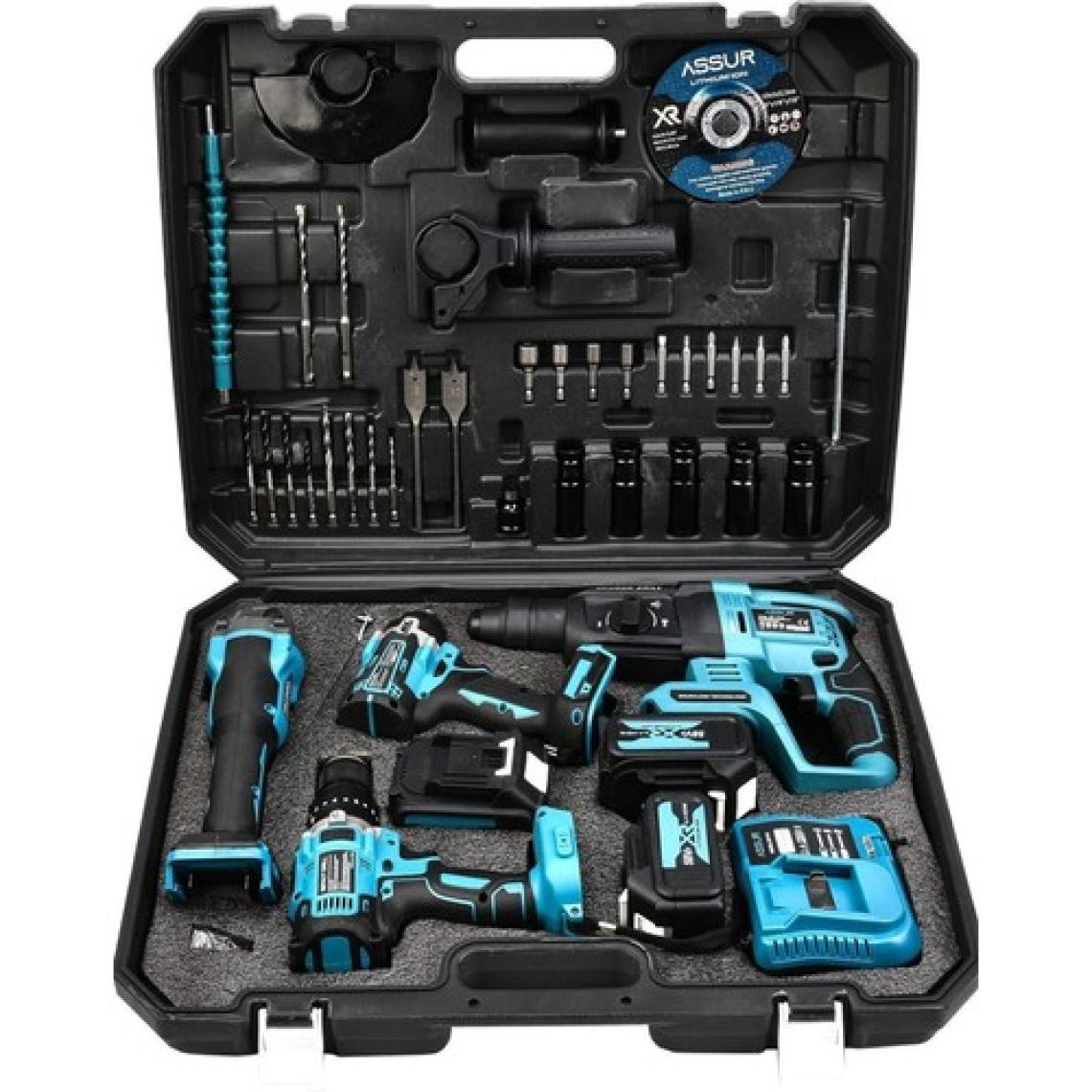 Assur Akülü 4'lü Makine Seti 58VF ASR1041