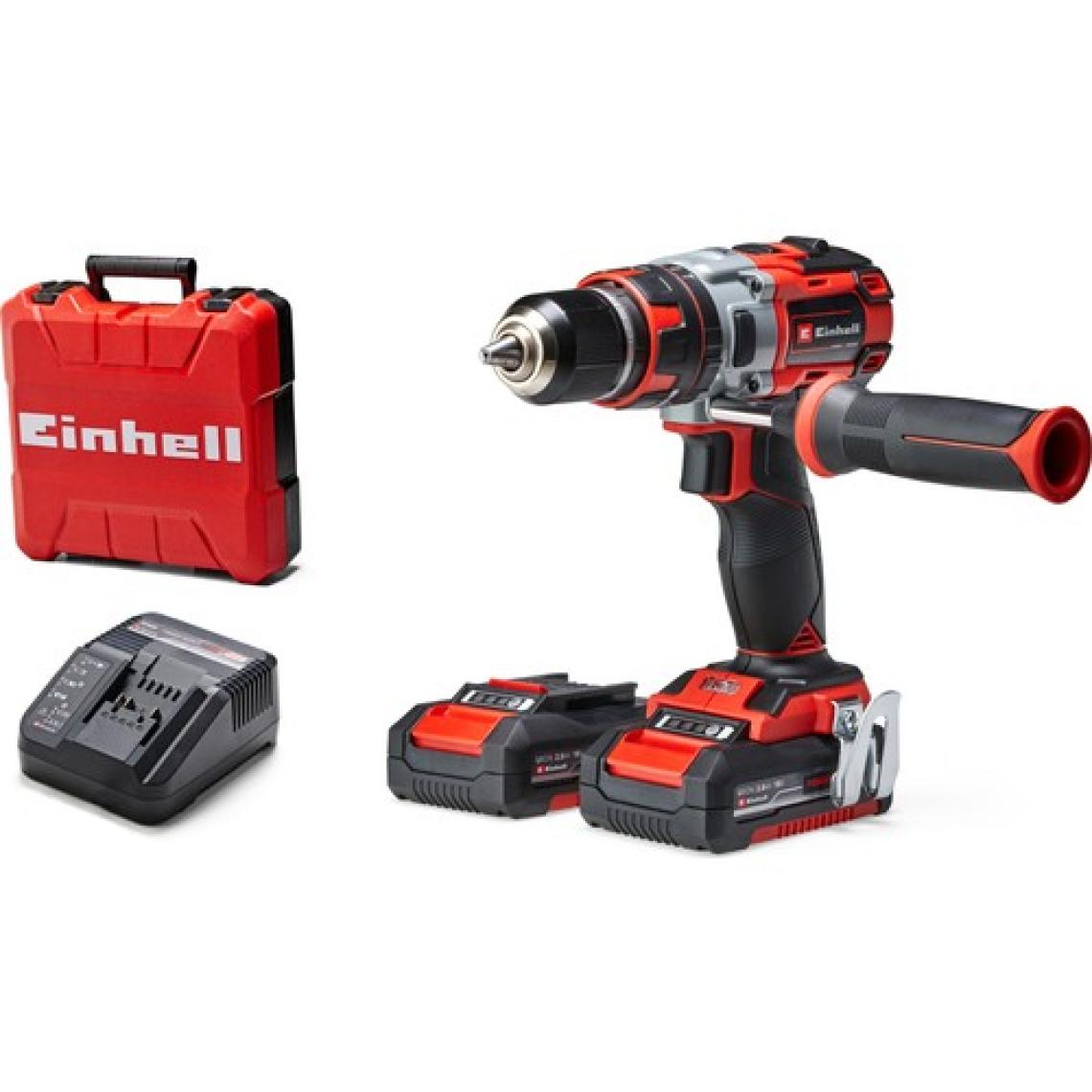 Einhell TE-CD 18 Li-i Kömürsüz Power X-Change Akülü Darbeli Vidalama (darbe fonksiyonlu, Li-Ion, 18 V, 2 hız, 60 Nm, LED ışık, çanta, 2x 2,0 Ah akü ve şarj cihazı dahildir) - 4513861
