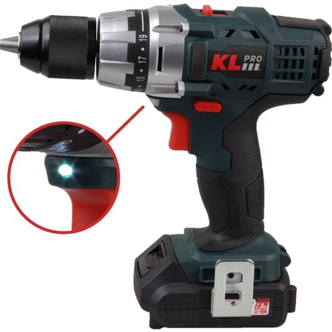 KL Pro  Klnm1420 14.4Volt/2,0Ah Li-İon Çift Akülü Profesyonel Vidalama