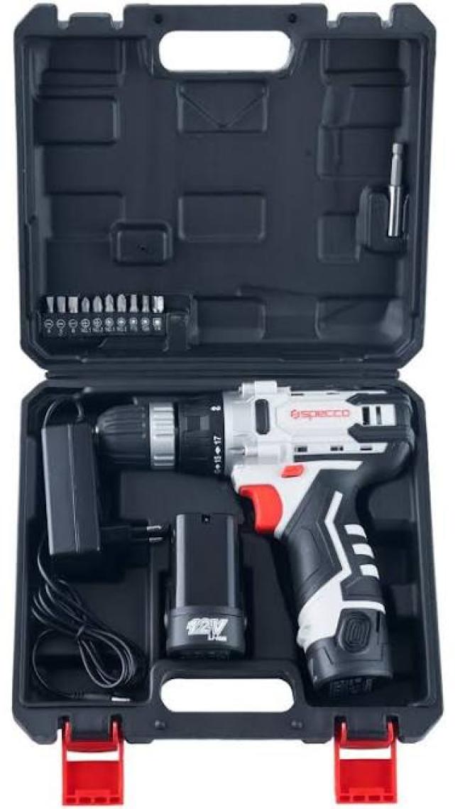 Specco SP12V-4011 Li-Ion Şarjlı Matkap Aksesuarlı Set 12V