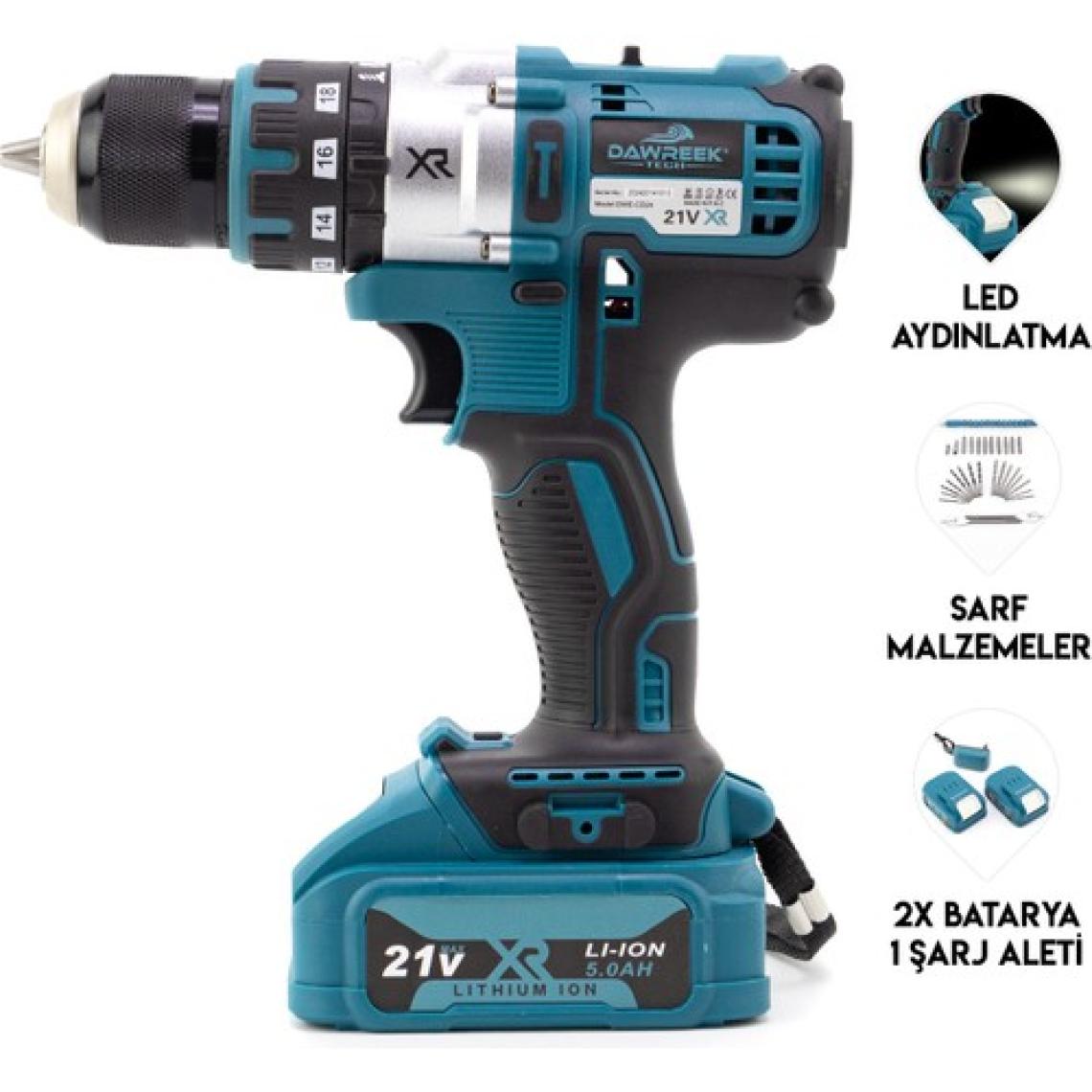 10MM Çelik Mandren Vidalama MKD5P
