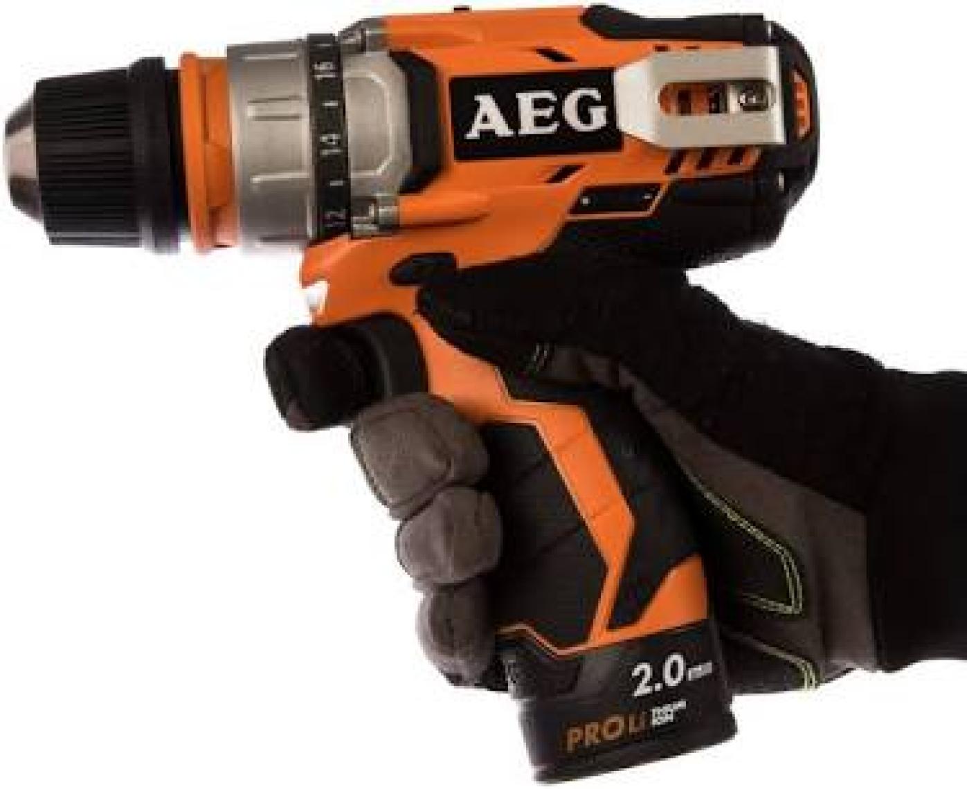 Aeg BBS 12 C 2 LI Çift Akülü Matkap (Lithium ion 12 V; 2.0 Ah)