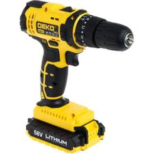 Deko Germany Hybrid Motor 58V Panasonic Çift Akü Darbeli Şarjlı Matkap Seti + 30 Parça Usta Seti