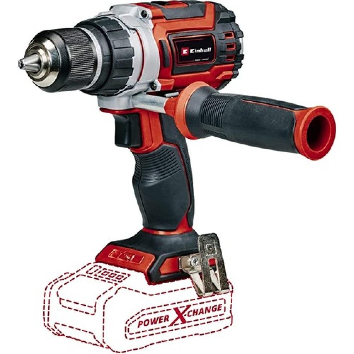 Einhell Professional Akülü Vidalama TP-CD 18/60 Li BL - Solo Power X-Change (Li-Ion, 18 V, kömürsüz motor, 13 mm metal mandren, 2 vitesli şanzıman, akü ve şarj cihazı dahil değildir) - 4514210