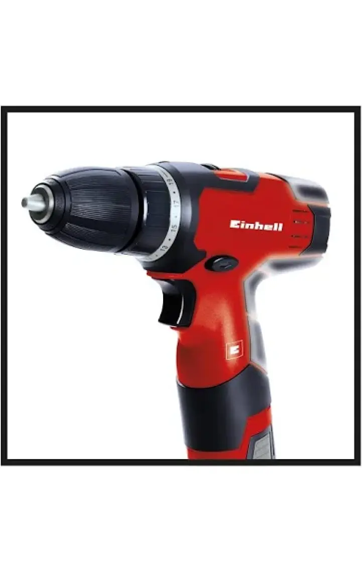 Einhell Akülü Vidalama TH-CD 12-2 Li (12 V, 1,3 Ah, 24 Nm, hızlı durdurma, 2 vitesli şanzıman, 20 tork ayarı, mil kilidi, taşıma çantası dahil) - 4513660