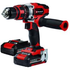 Einhell Akülü Darbeli Vidalama TE-CD 18/48 Li-i Kit Power X-Change (18 V, 48 Nm, darbeli delme fonksiyonu, 13 mm mandren, 2 vites, çanta, 2x 2,0 Ah akü + şarj cihazı dahildir) - 4513935