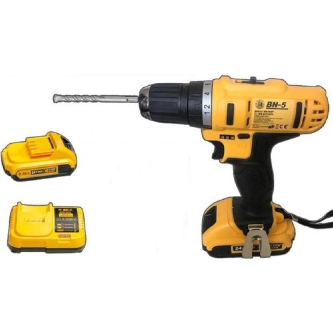 BN-5 Banco Bn-5 24 Volt 5 Amper Darbeli Şarjlı Vidalama 27 Parça Uçlu Set