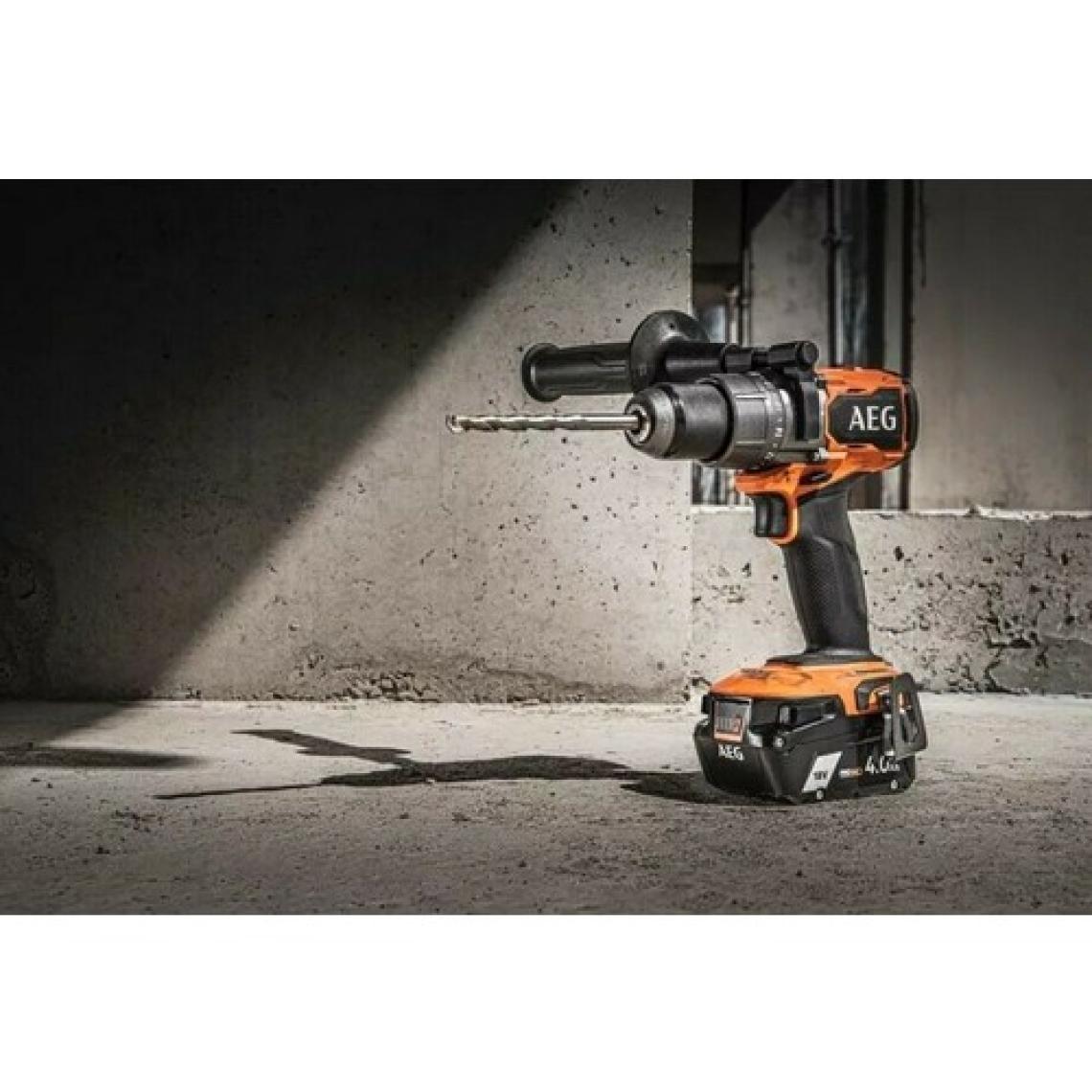 Aeg Bsb 18C3BL-502C Kömürsüz Çift Akülü Darbeli Matkap 5.0 Ah