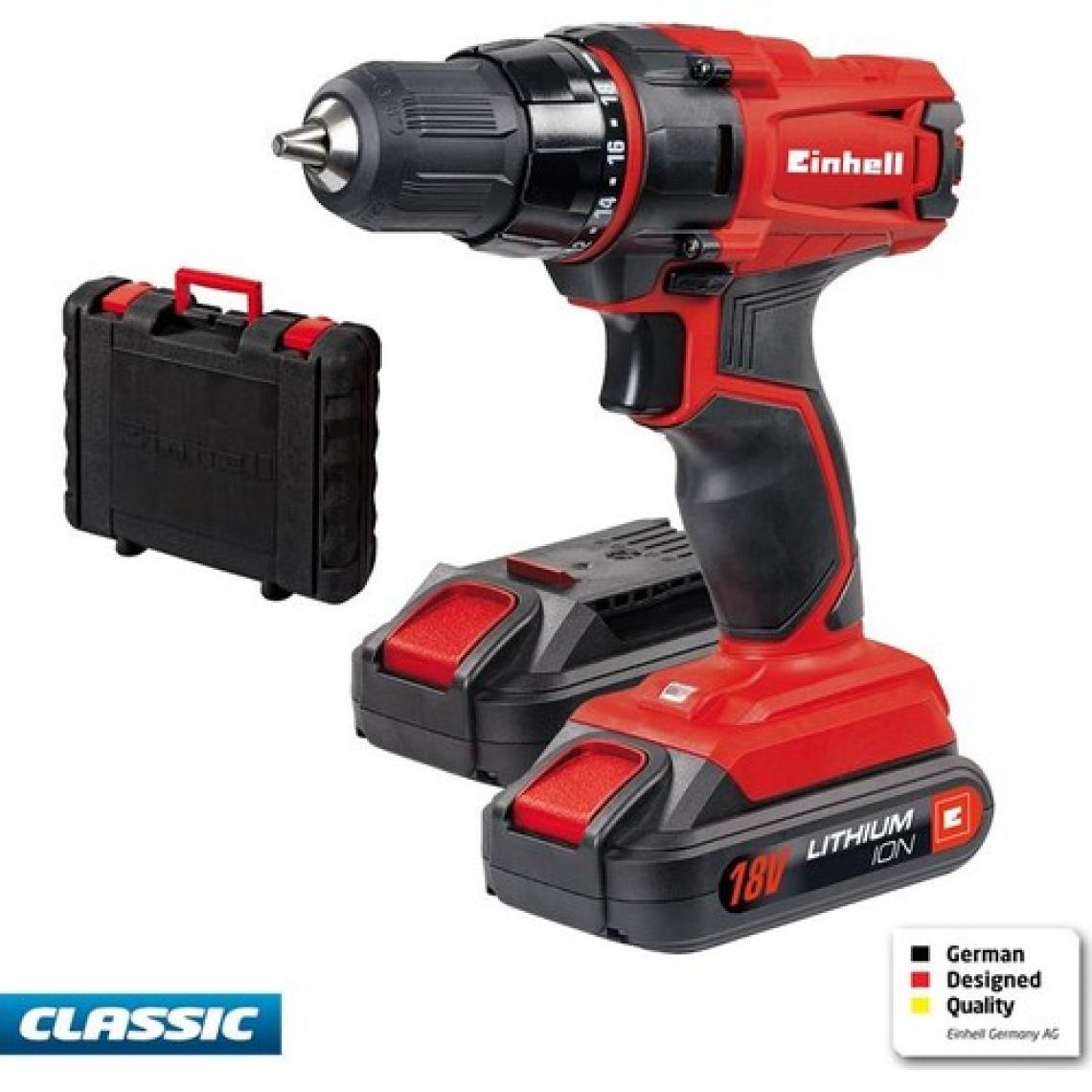 Einhell TC-CD 18-2 Li 18 V Çift Akülü Vidalama Makinesi