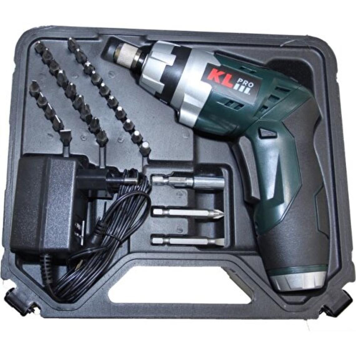 KLPRO KLNM3613 3.6Volt /1,3Ah Li-ion Şarjlı Tornavida + 45 Parça Vidalama ucu