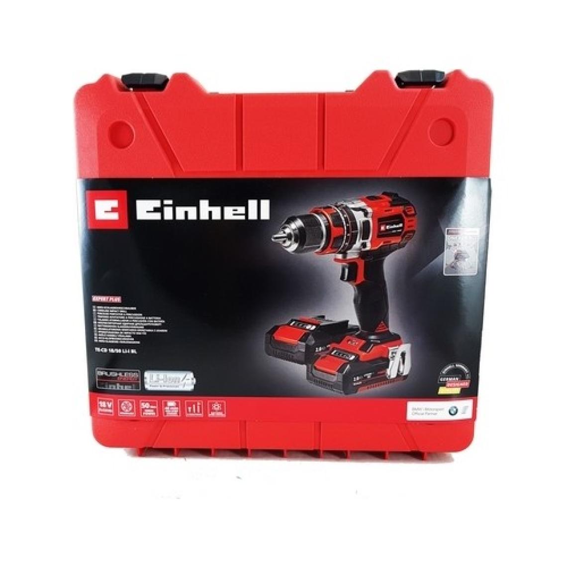 Einhell TP-CD 18/50 Li-i BL Çift Akülü 2 Ah Darbeli Matkap