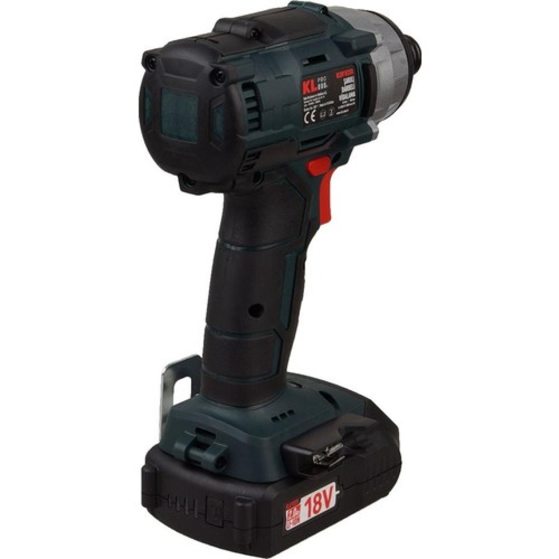 Klpro Kldv1820B 18Volt/2.0Ah Li-İon Çift Akülü Kömürsüz Profesyonel Darbeli Tornavida
