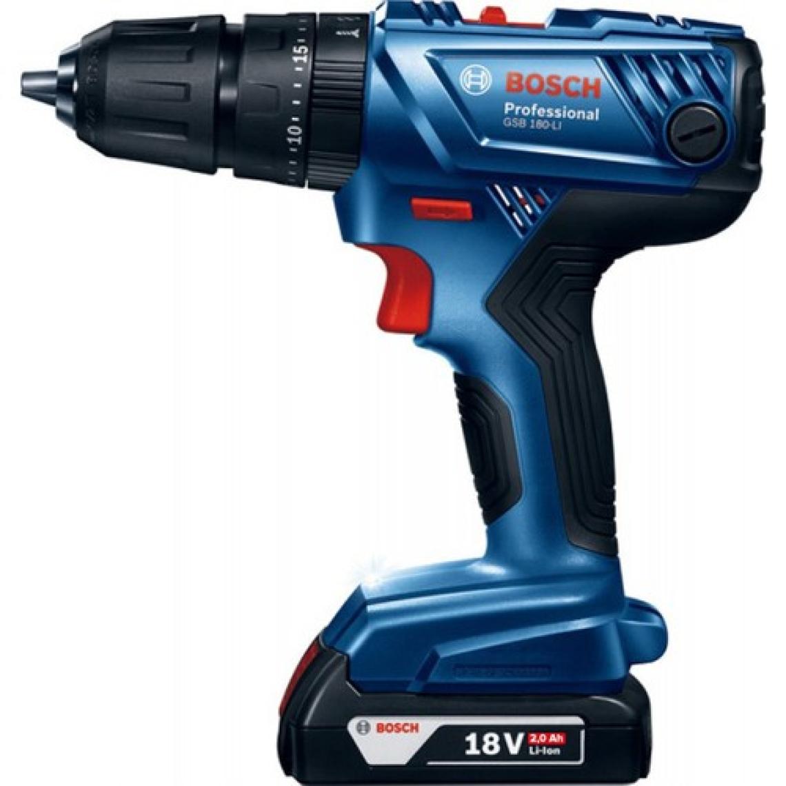 Bosch GSB 180-LI Çift Akülü Vidalama Makinesi