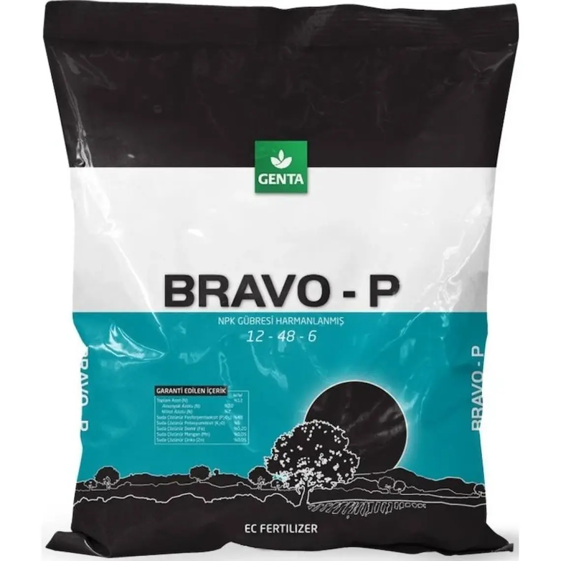 Genta Çiçeklendirici Fosforlu Gübre Bravo-P  1 kg