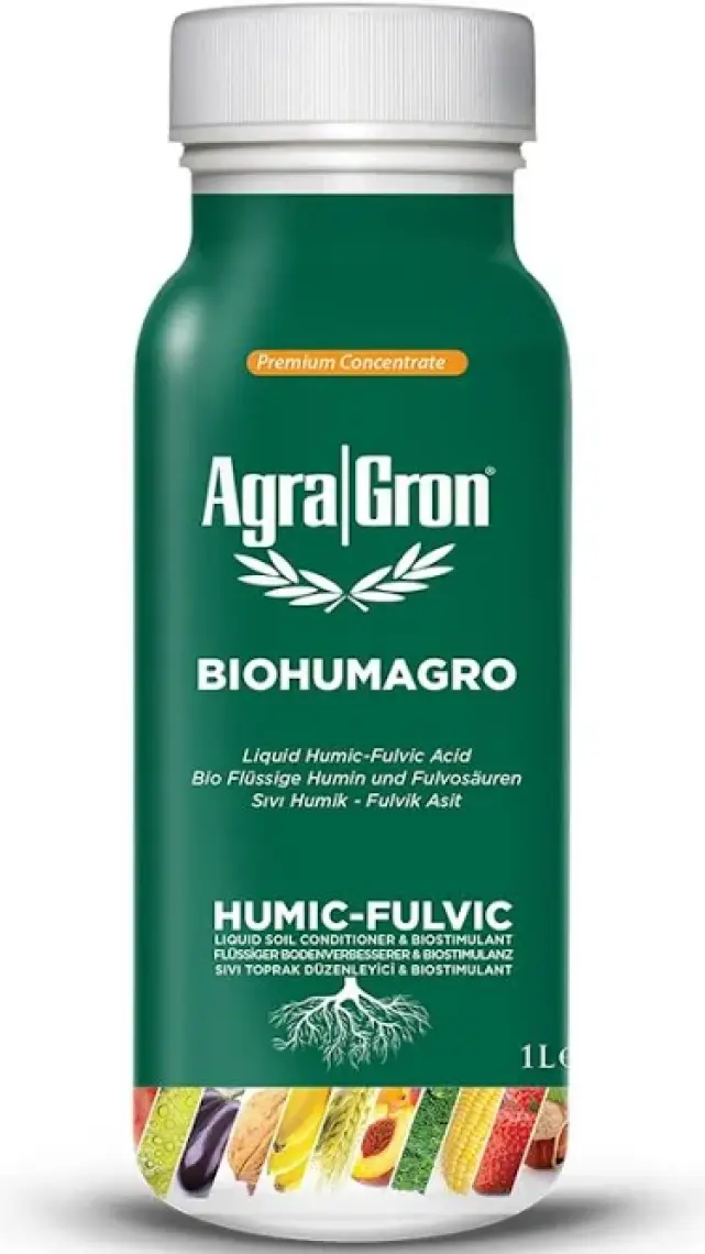 Agragron Biohumagro Leonardit Menşeili Hümik Fülvik - Agragron Biohumagro 1 Lt Organik Toprak Düzenleyici