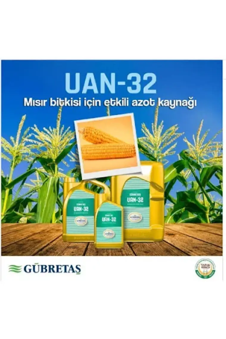 Gübretaş UAN32 Yüksek Azotlu Sıvı Gübre 20 Litre