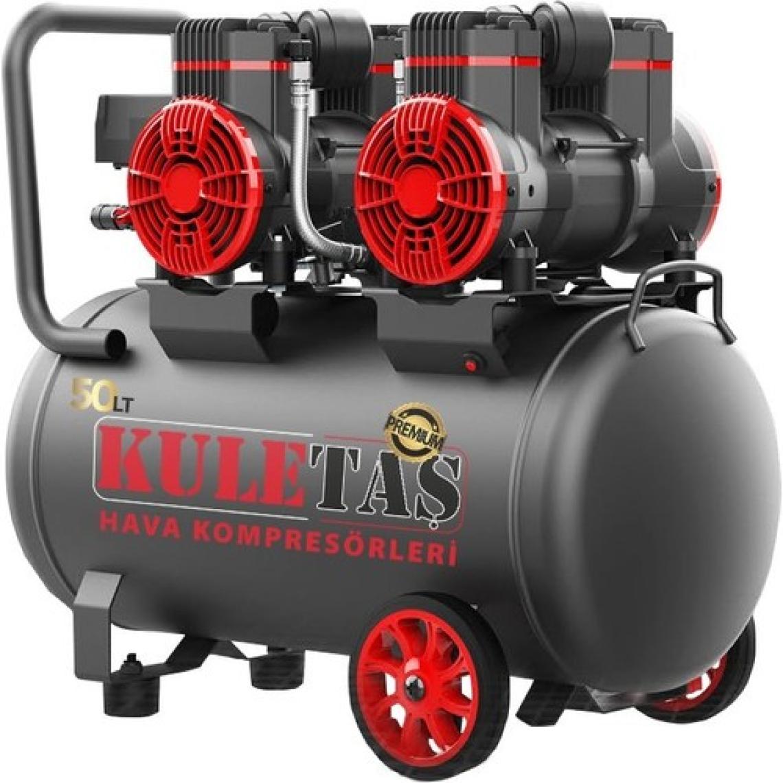 Kuletaş Premium 50 Litre Sessiz Yağsız Hava Kompresörü 4 Hp (Italyan Tasarım)