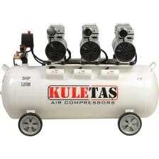 Kuletaş Süper Sessiz Yağsız Kompresör 100 Litre 3 Hp