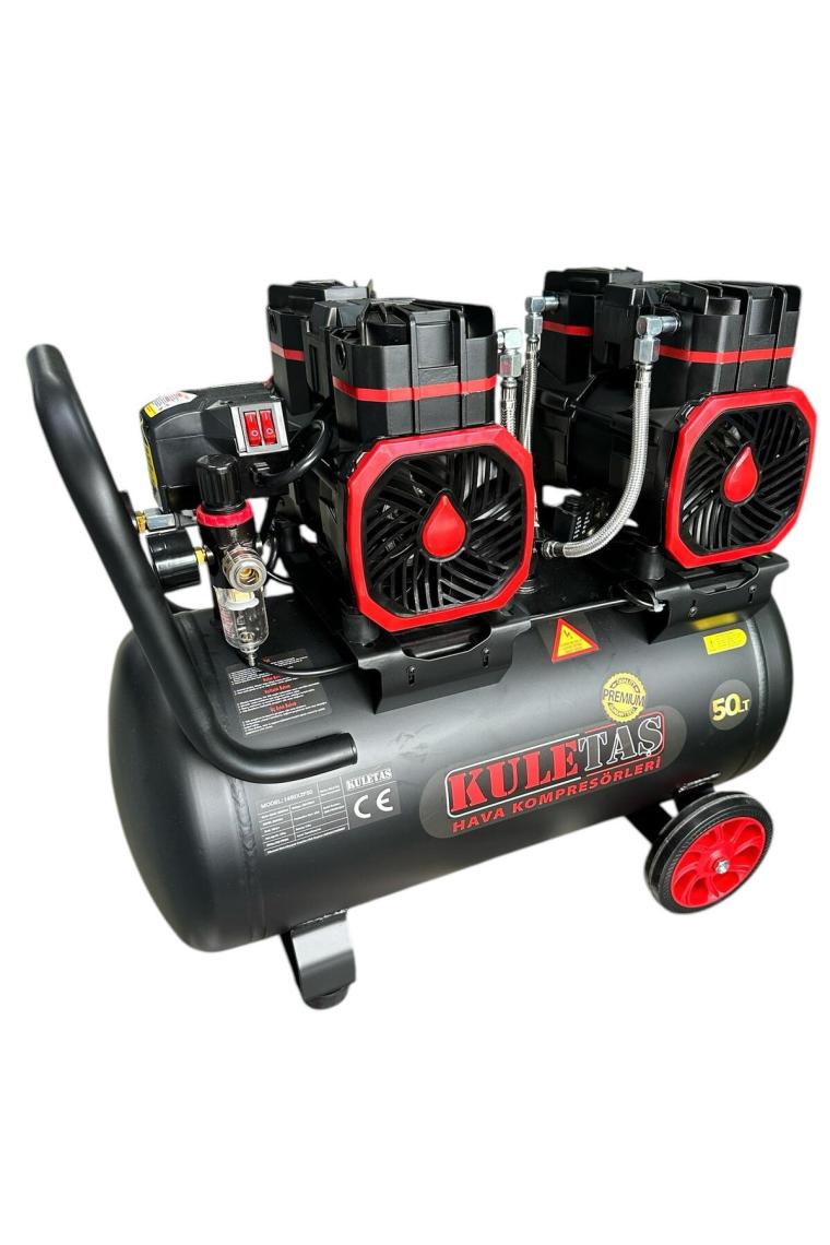Kuletaş Premium 50LT Sessiz Yağsız Hava Kompresörü