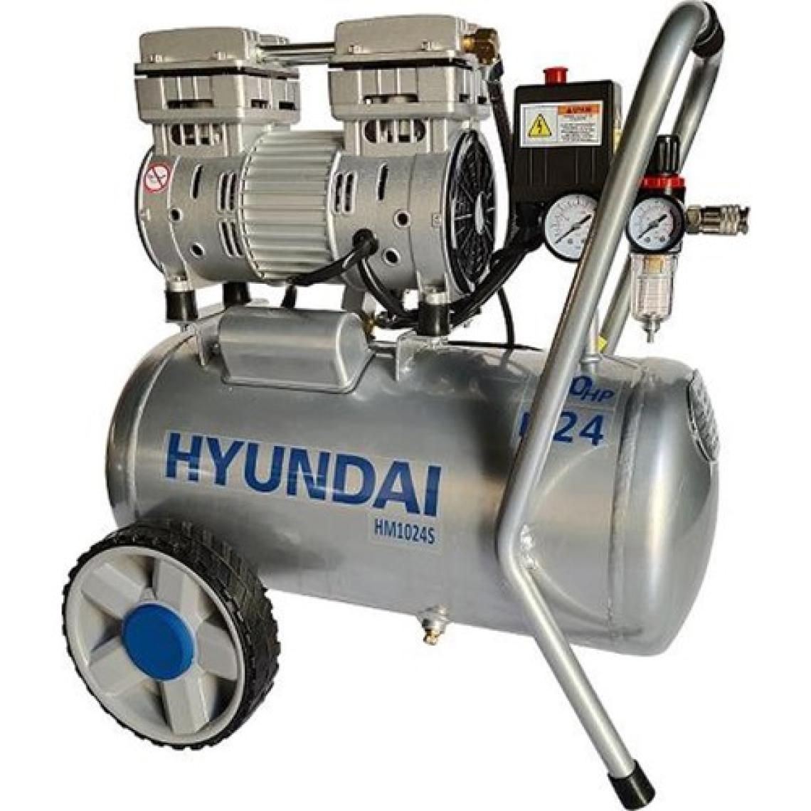 Hyundai Kompresör Sessiz & Yağsız 750W 24 Lt