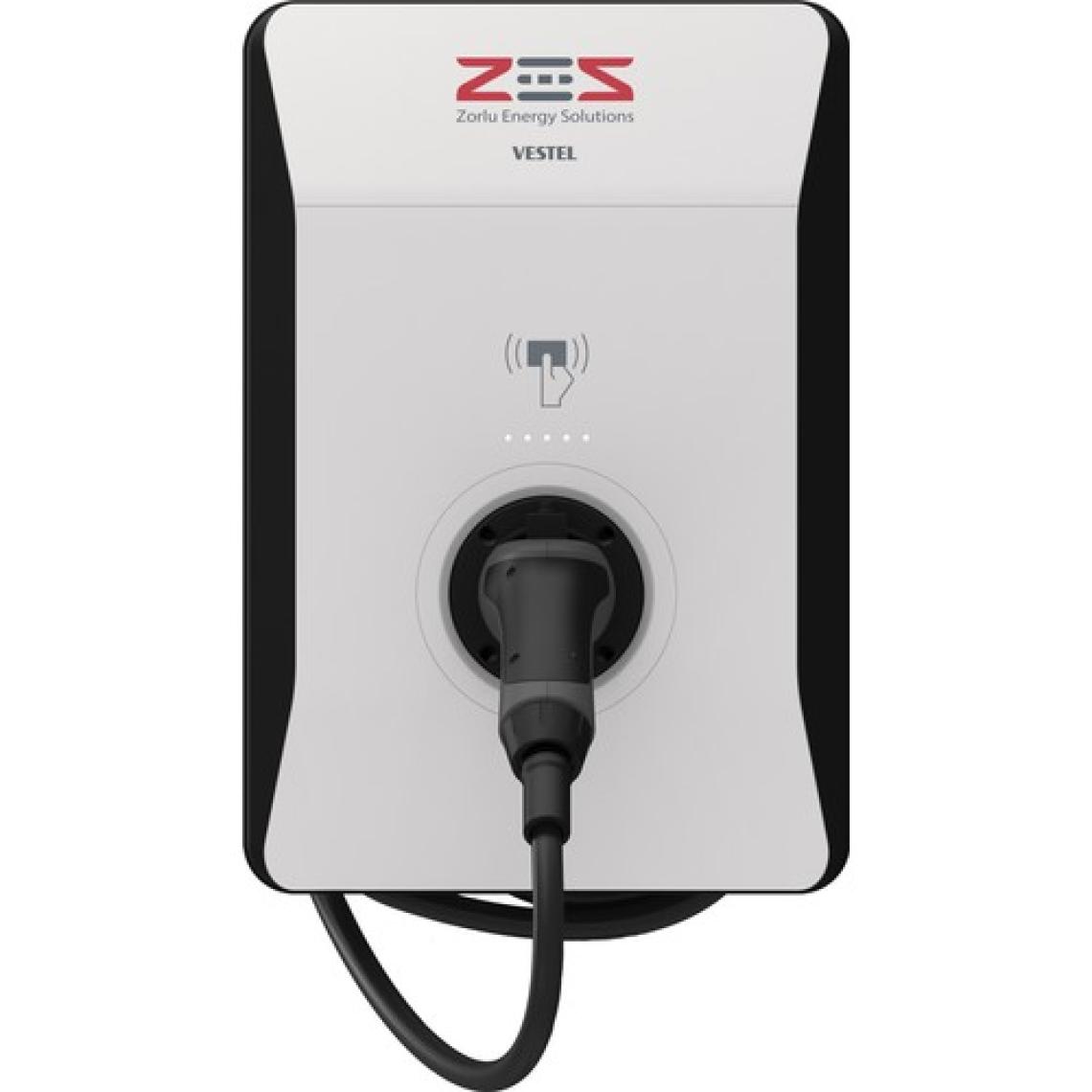Zes EVC04 22 Kw 5 M. Kablolu Yeni Kasa Elektrikli Araç Şarj Istasyonu