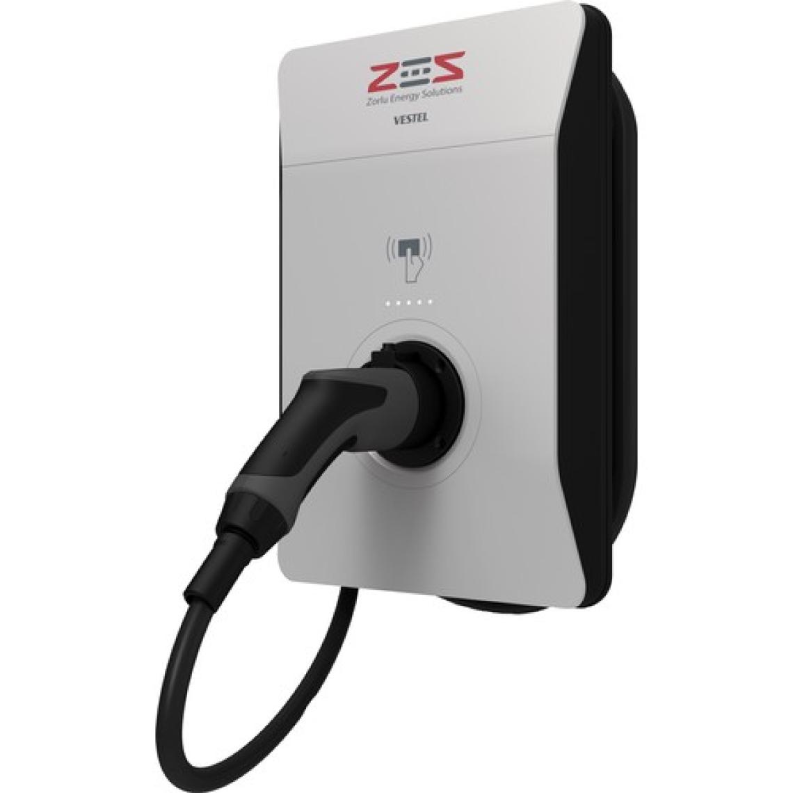 Zes EVC04 22 Kw 5 M. Kablolu Yeni Kasa Elektrikli Araç Şarj Istasyonu