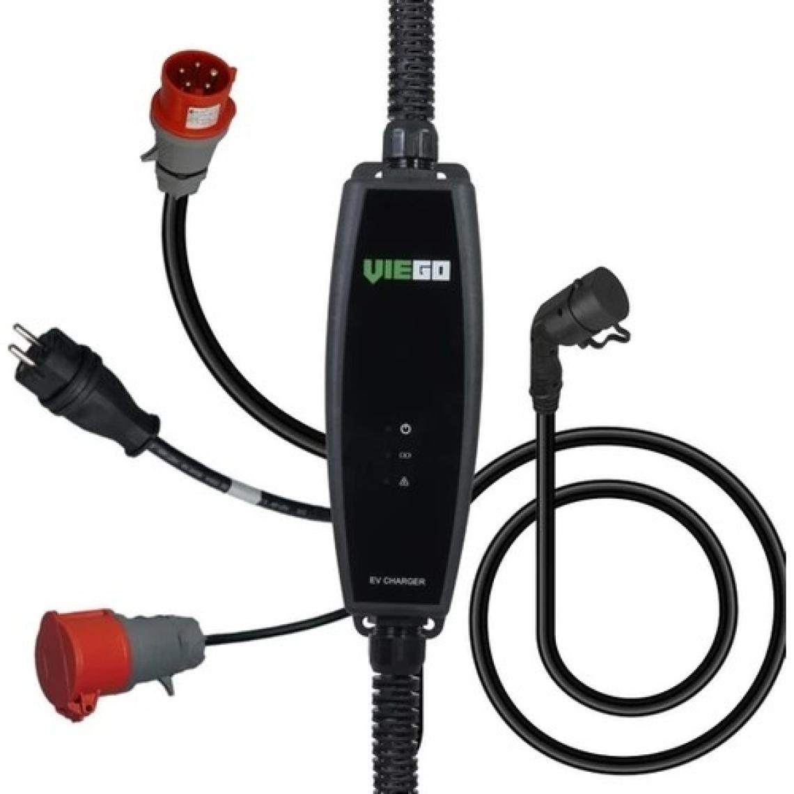 Viego Taşınabilir Elektrikli Araç Trifaze Şarj Cihazı 11/22KW Ilave Ev Prizi Dönüştürücülü