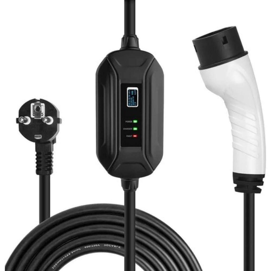 Evwallbox 3,5 Kw Mini 220 V Taşınabilir Araç Şarj Cihazı ve Taşıma Çantası ile birlikte.
