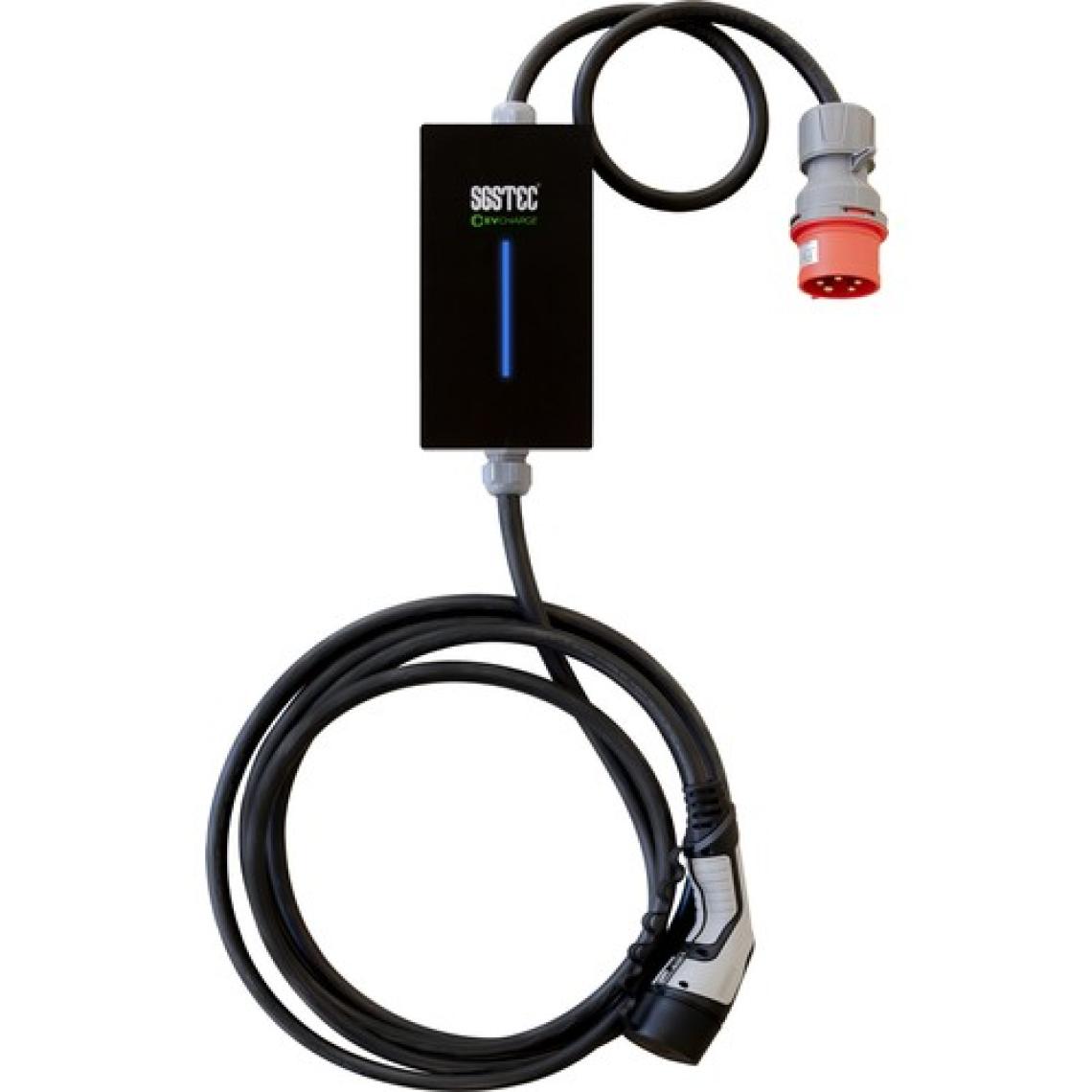 SGSTEC Home 22kW 5Metre Kablolu Taşınabilir Elektrikli Araç Şarj Cihazı