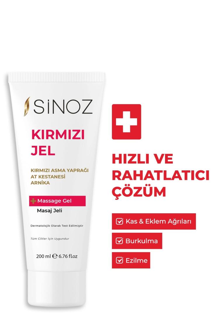 Rahatlatıcı Ve Isıtıcı Kırmızı Masaj Jeli 200 ml