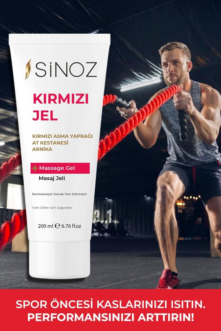 Rahatlatıcı Ve Isıtıcı Kırmızı Masaj Jeli 200 ml