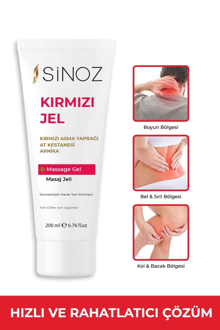 Rahatlatıcı Ve Isıtıcı Kırmızı Masaj Jeli 200 ml